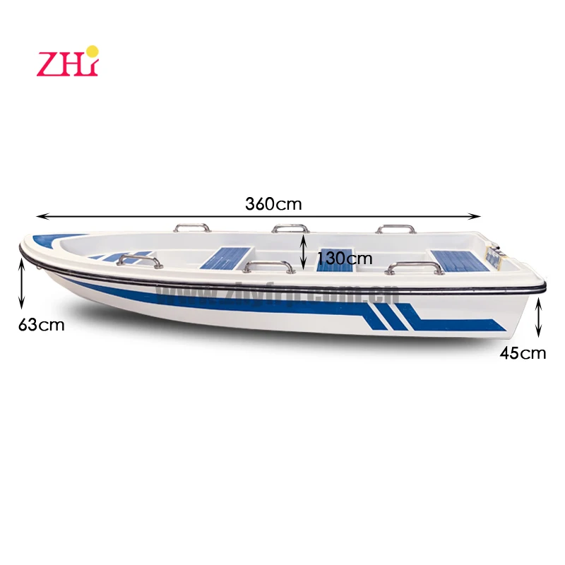 Новейшая небольшая лодка из стекловолокна 3 6 м рыболовные приманки гребные лодки