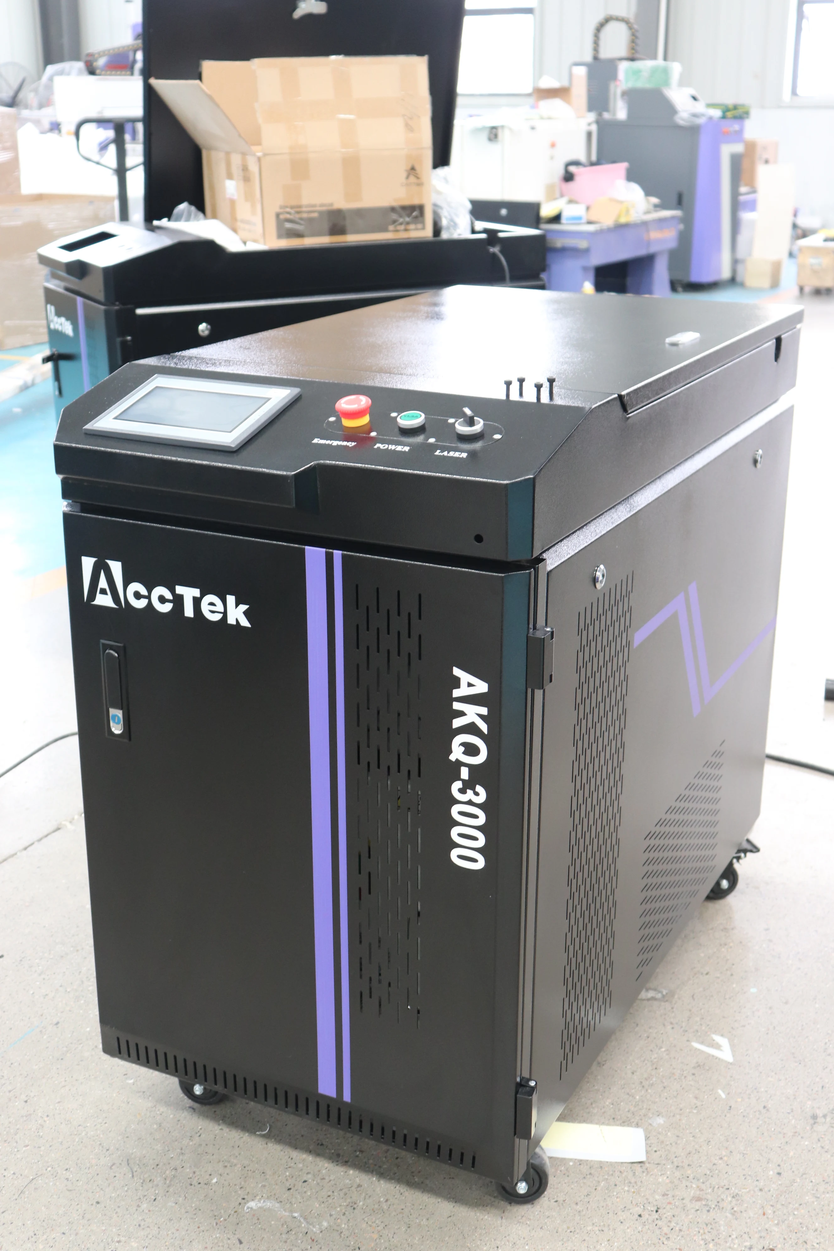 3000w Continuous Fiber Laser Cleaning Machines for Rust Coating Oily stains Paints Varnish Graffiti Removing