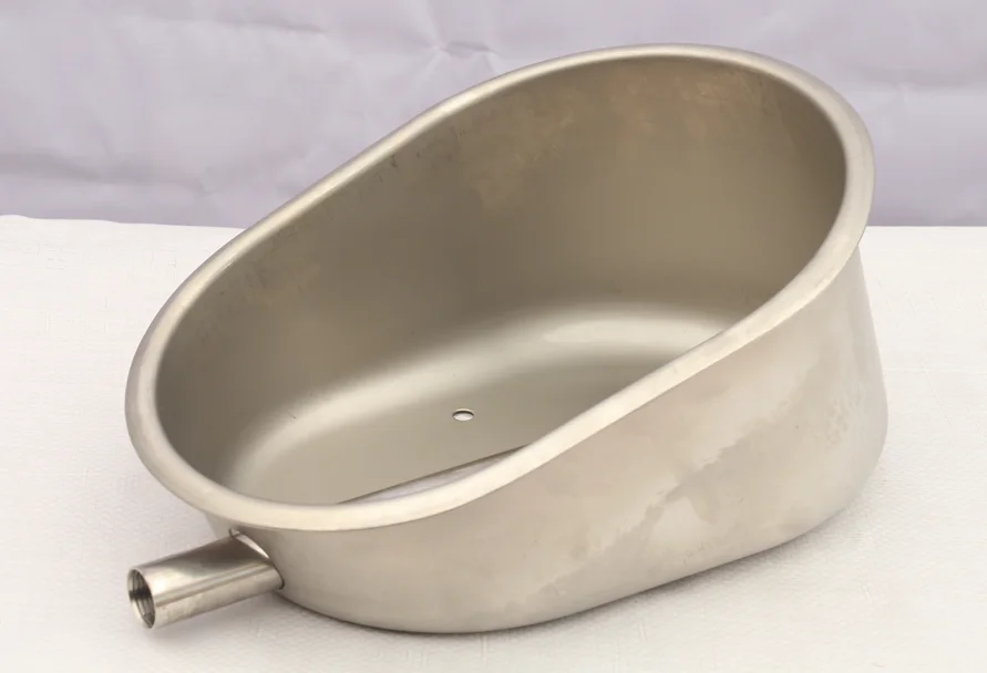 2021 New Design Pig Farm Accessories Oval Water Bowl With Nipple Drinker For Pigs And Piglets