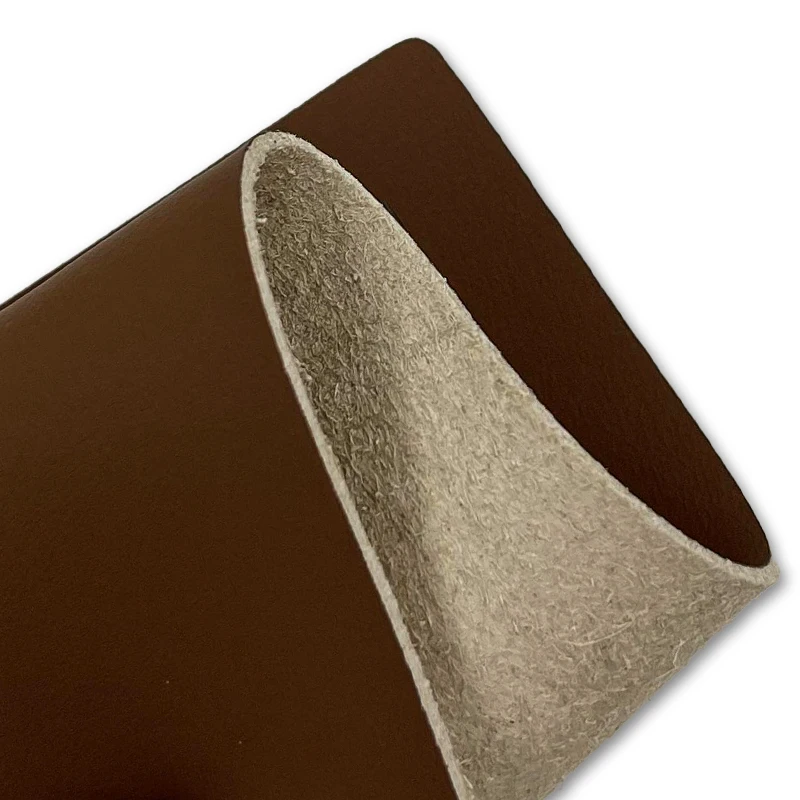 1.2mm Black Organic Fabric Safety Seat Cars Nappa Suede Leather Like Water Stain Resistant Wicking Blackout Recycled Leatheroid