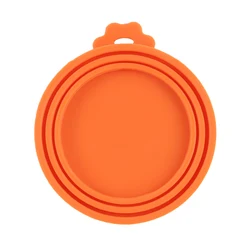 Manufacturer direct sell reusable 3 in 1 Storage Container Cover Silicone cat dog pet food can cover