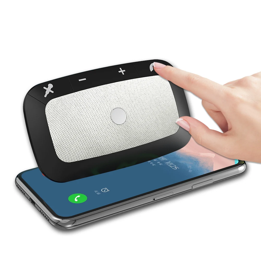 Bluetooths Wireless Car Speakers Handsfree Car Kit Hands-free Speakerphone Sun Visor BT Car Accessories