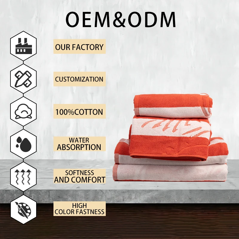 High quality hot sale swimming pool towel 100% cotton strong water absorption home bath towel beach towel