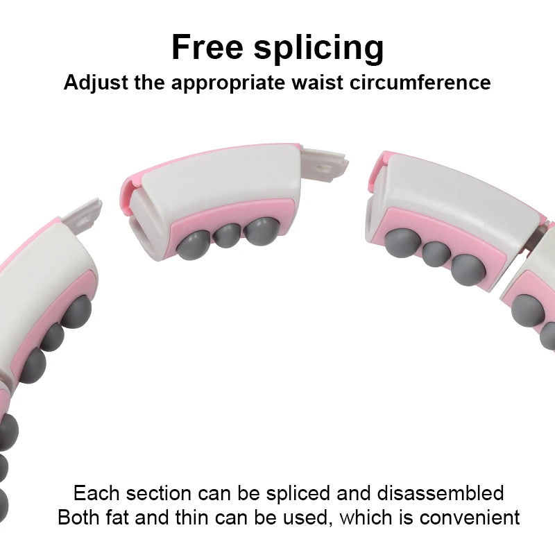 Fitness adjustable smart folding weighted hula ring hoops with led counter