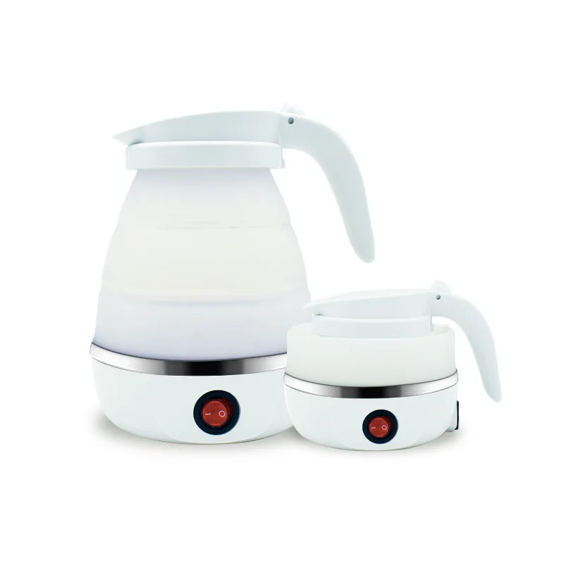 Electric Water Kettle Portable Heating Silica gel Foldable Travel Outdoor Heater hot for boiling tea jug dispenser Boil-Dry home