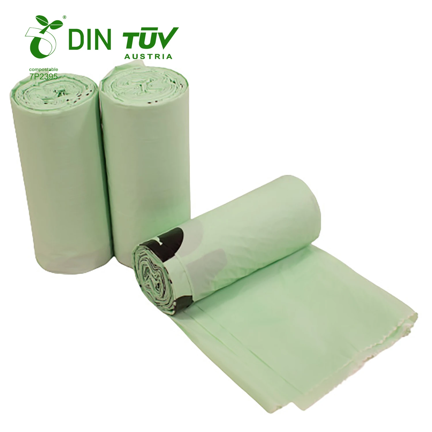 Corn Starch Compostable 100% Biodegradable Garbage Bag Bio Compost Bags Manufacturer