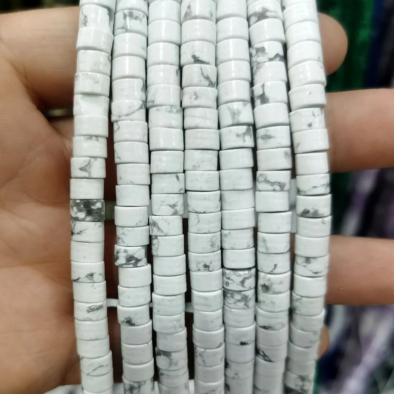 Wholesale Multi Colors DIY 6*3mm Spacer Heishe Accessories Natural Abacus Stone Crystal Bead Loose Gemstone For Jewelry Making