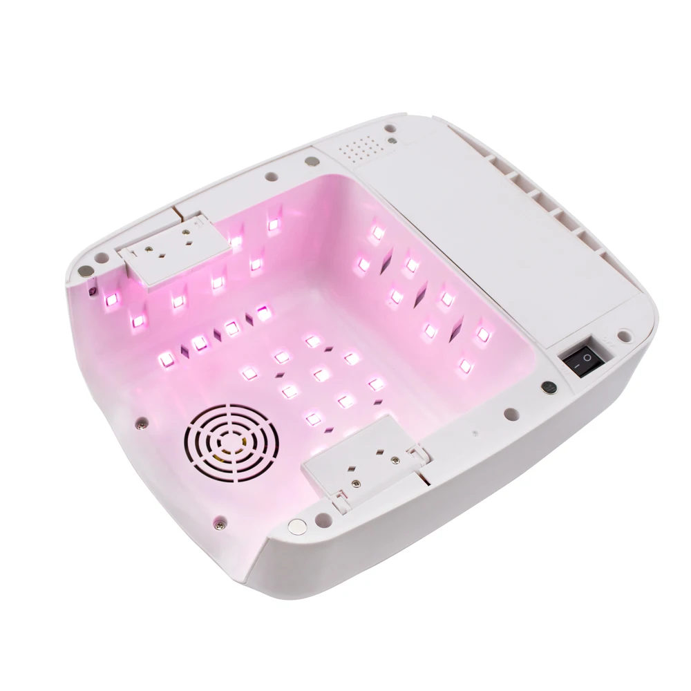 New High Power 96W RED light Top Quality Double USB Port Cordless 48W RED Light LED UV Nail Lamp for salon manicure Nail Dryer