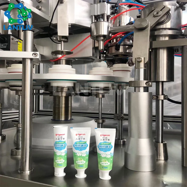 Автоматическое мягкое пластиковое трубчатое внутреннее нагревательное упаковочное оборудование Косметическая мазь зубная паста машина для наполнения тюбиков