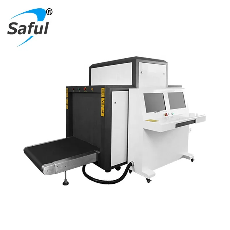 Dual Screens Baggage Scan Machine High Penetrate Airport X-ray Scanner Machine
