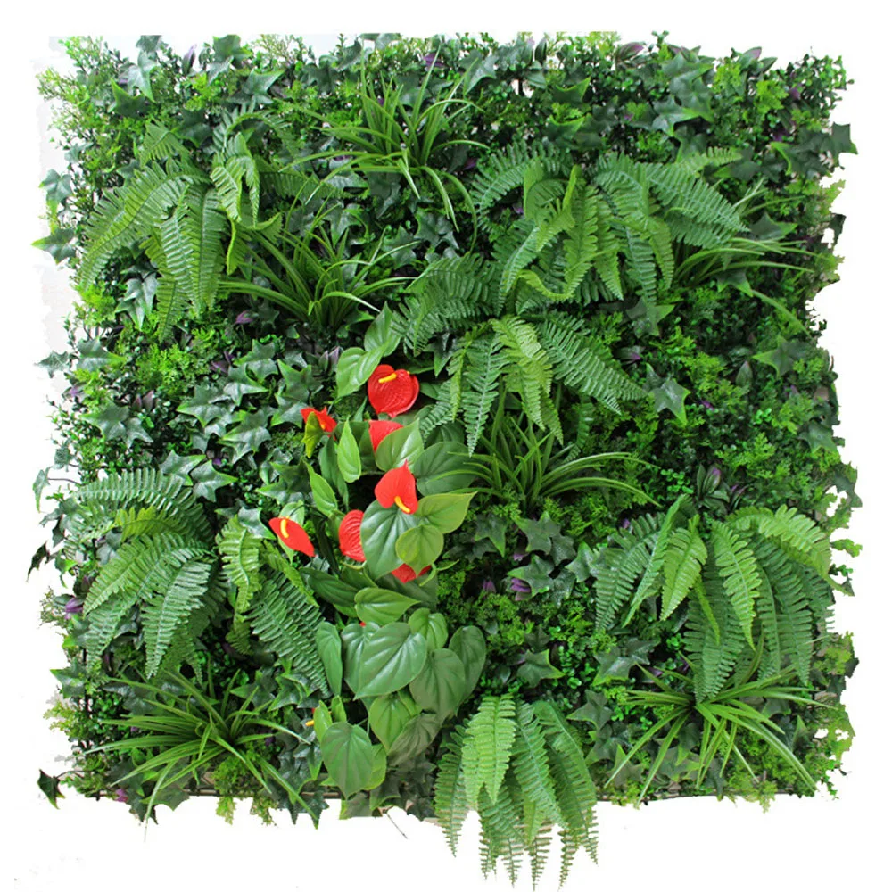 high quality faux greenery wall artificial plant wall for garden decoration