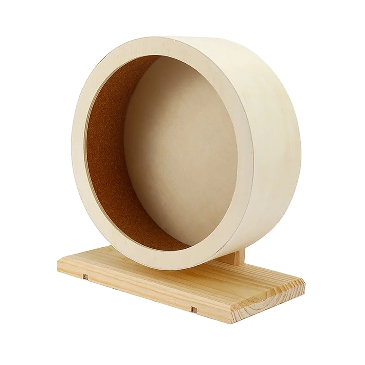 High Quality Wooden  Wheel for Hamsters Animals Running Toy wheel hamster