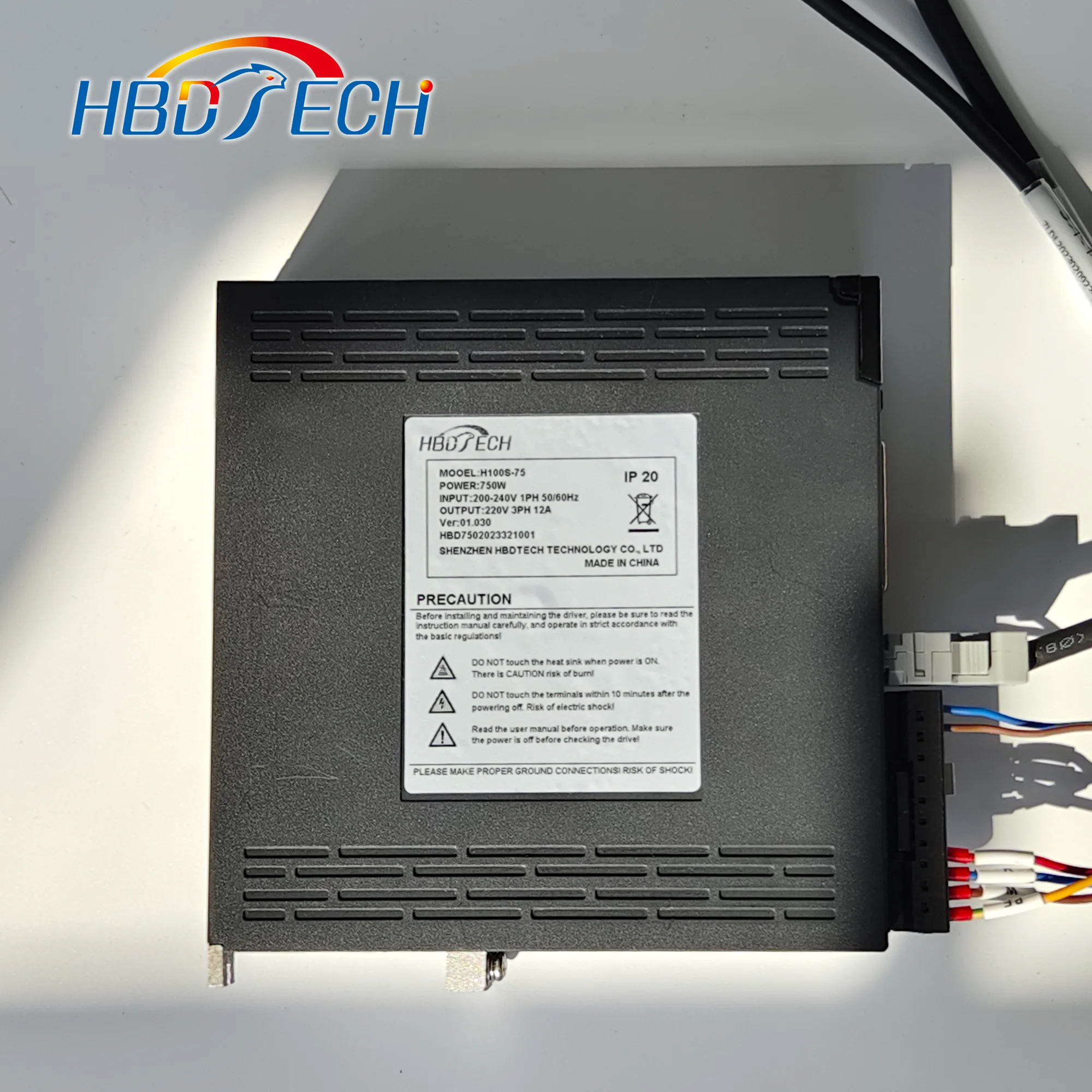 HBDTECH Customizable Servo Drive Kit Paired with H100S Motor for Textile Machinery