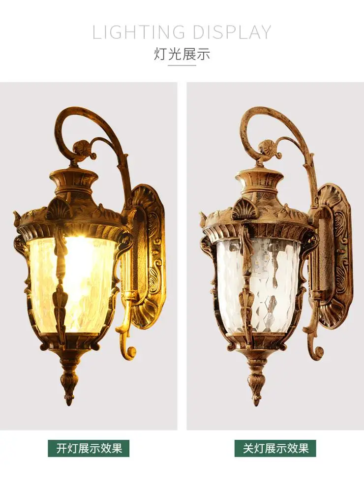 Наружные декоративные светильники, настенный светильник, Европейский светодиодный настенный светильник