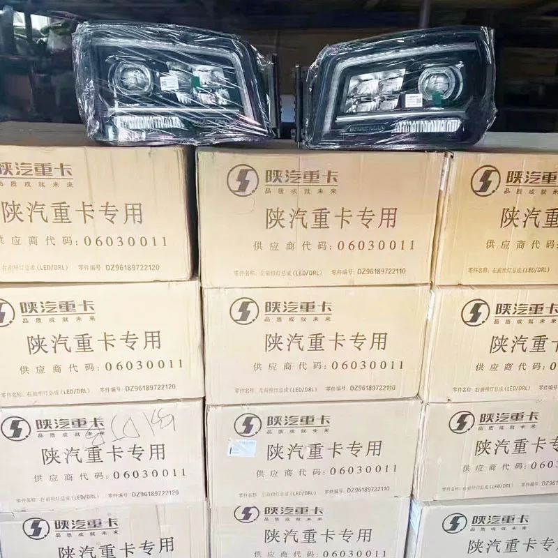 Delong X3000 Heavy Duty Truck Trailer Parts DZ97189723210 48V Waterproof LED Lighting for Shacman Heavy Truck Headlamp