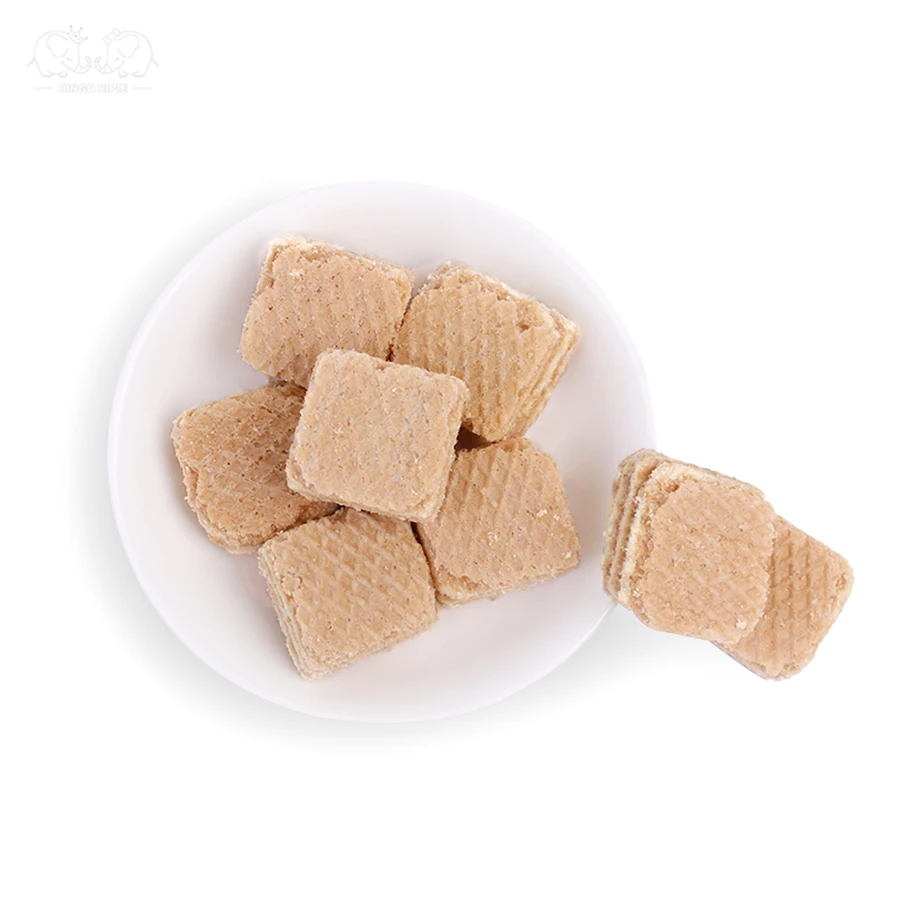 OEM/ODM Wholesale Chocolate and Biscuit Snack Club Social Crackers Soy Milk Cocoa Three Flavor Wafer