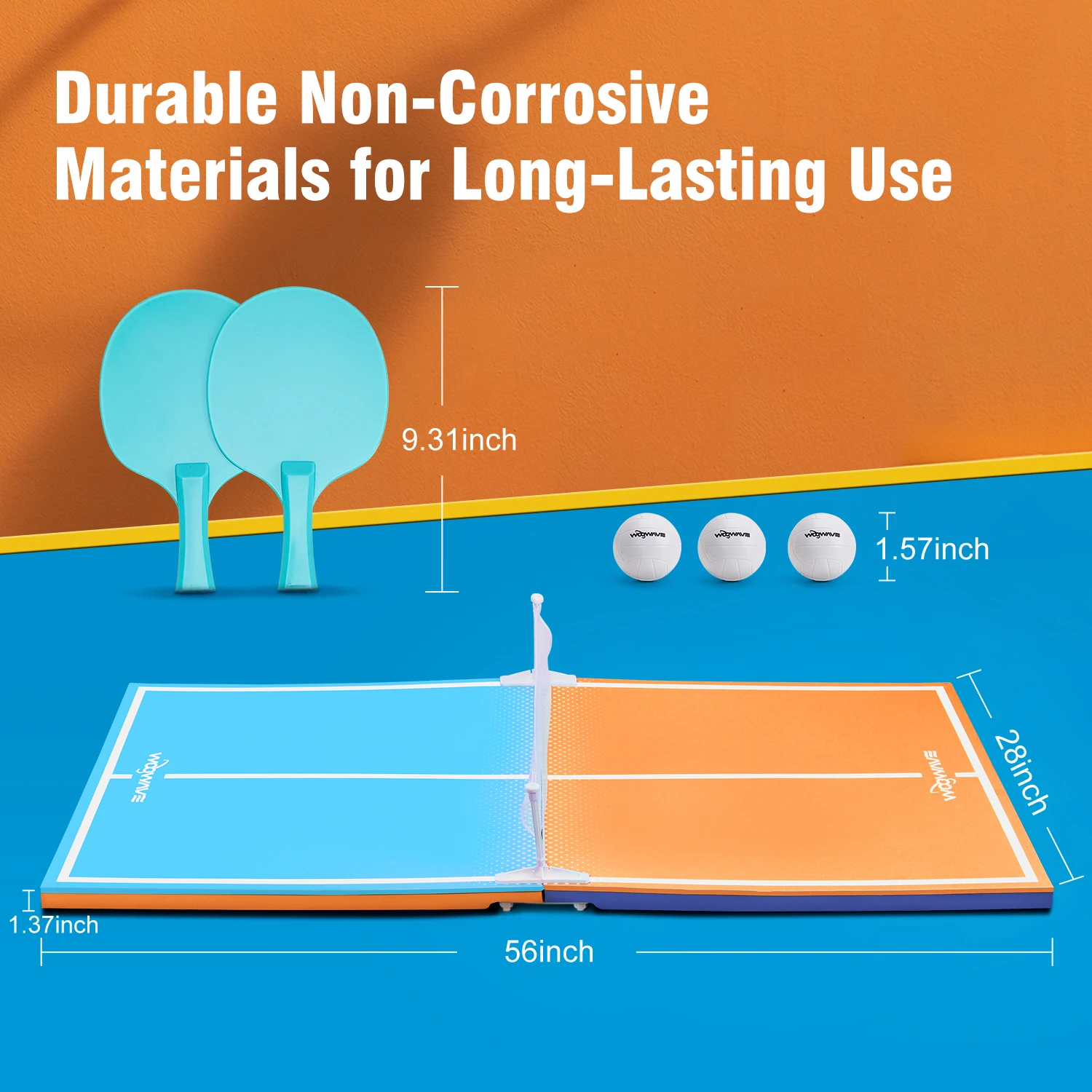 EVA Foldable Float Table Tennis Pingpong Table for Swimming Pool Floating Tennis Tray For Water Games