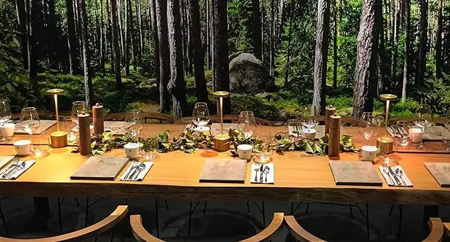 Creative Led Table Lamp Cordless Desk Lamps Rechargeable Portable Restaurant Luxury Modern Romantic Dinner Light Table Desk Lamp