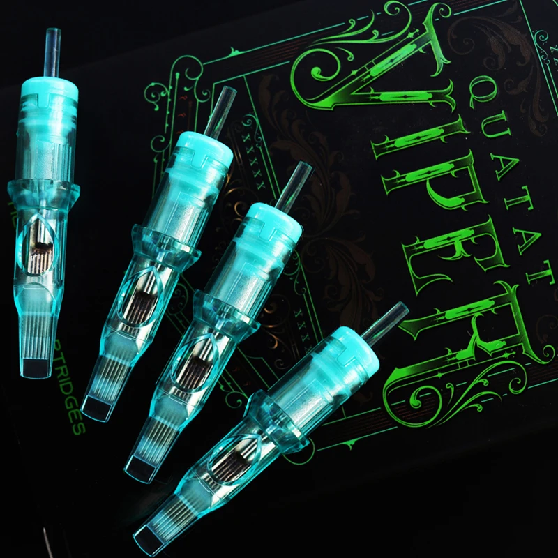 VIPER cartridge needle green cartridges for pmu 035 tattoo cartridge cartuchos tattoo (1600397770182)