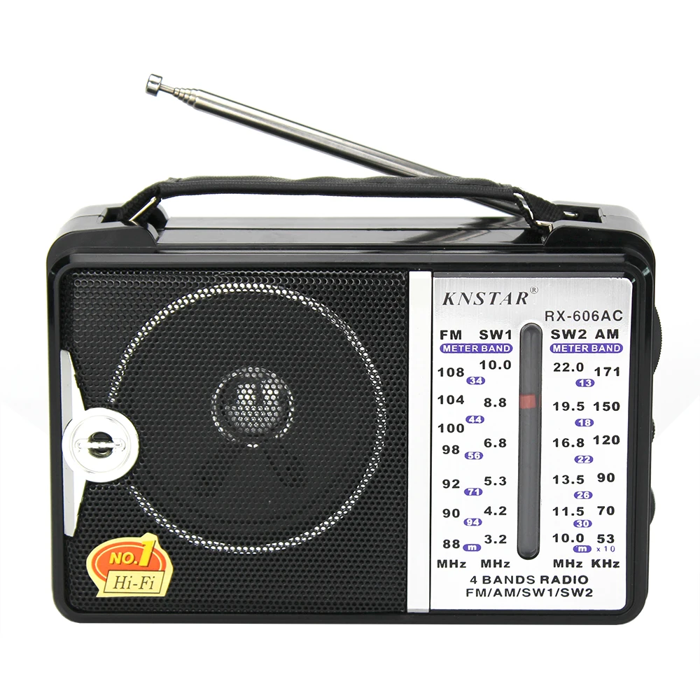 Knstar RX 606AC многодиапазонный радиоприемник АМ FM портативный Радиоприемник АМ FM SW1 2 4 полосный радио многополосные