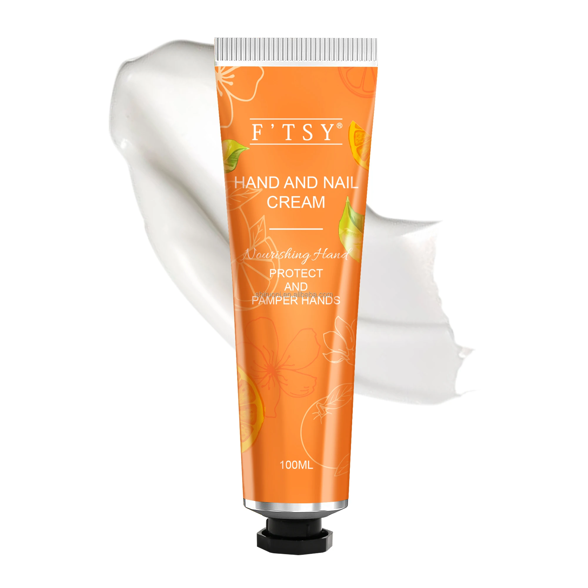 OEM Orange Blossom Hand Cream Shea Butter Pistachio Cream Repair Soften Hand Strengthen Nails Deeply Nourishing Hand Cream