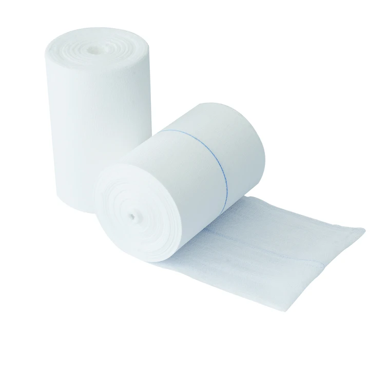 100% cotton absorbent medical gauze roll hospital gauze