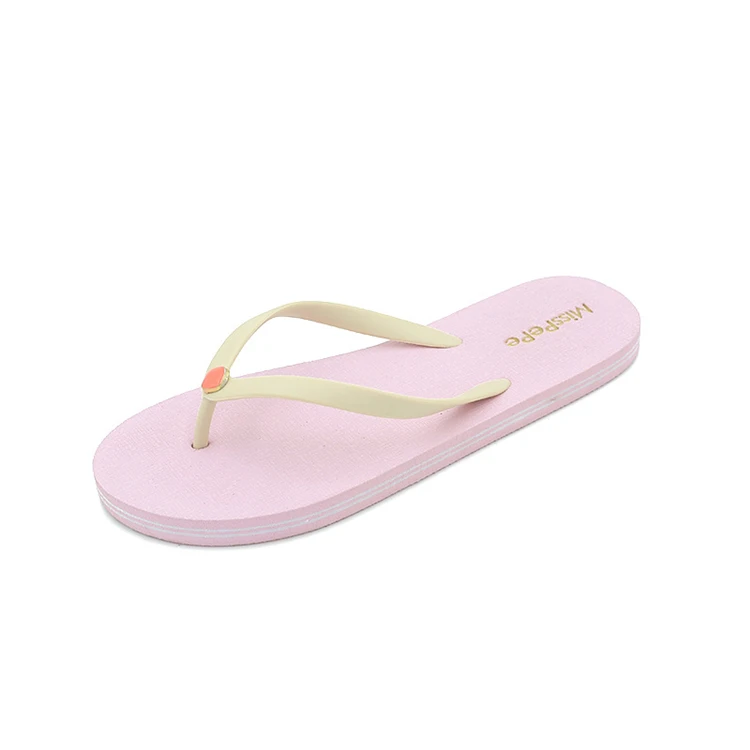Wholesale Summer Beach Custom Logo Rubber Slippers Flip Flops Unisex Flip Flops Slippers