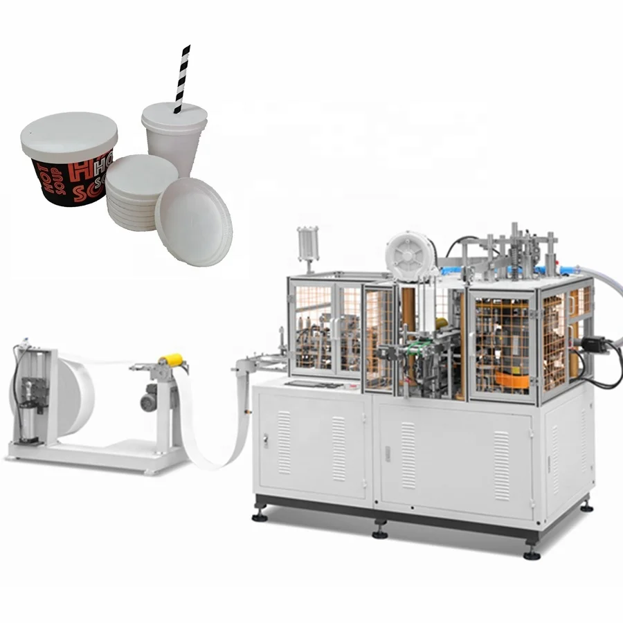 GD-PL100 Eco Friendly Paper Lid Machine Stackable Disposable Paper Cup Lid Making Machine Prices