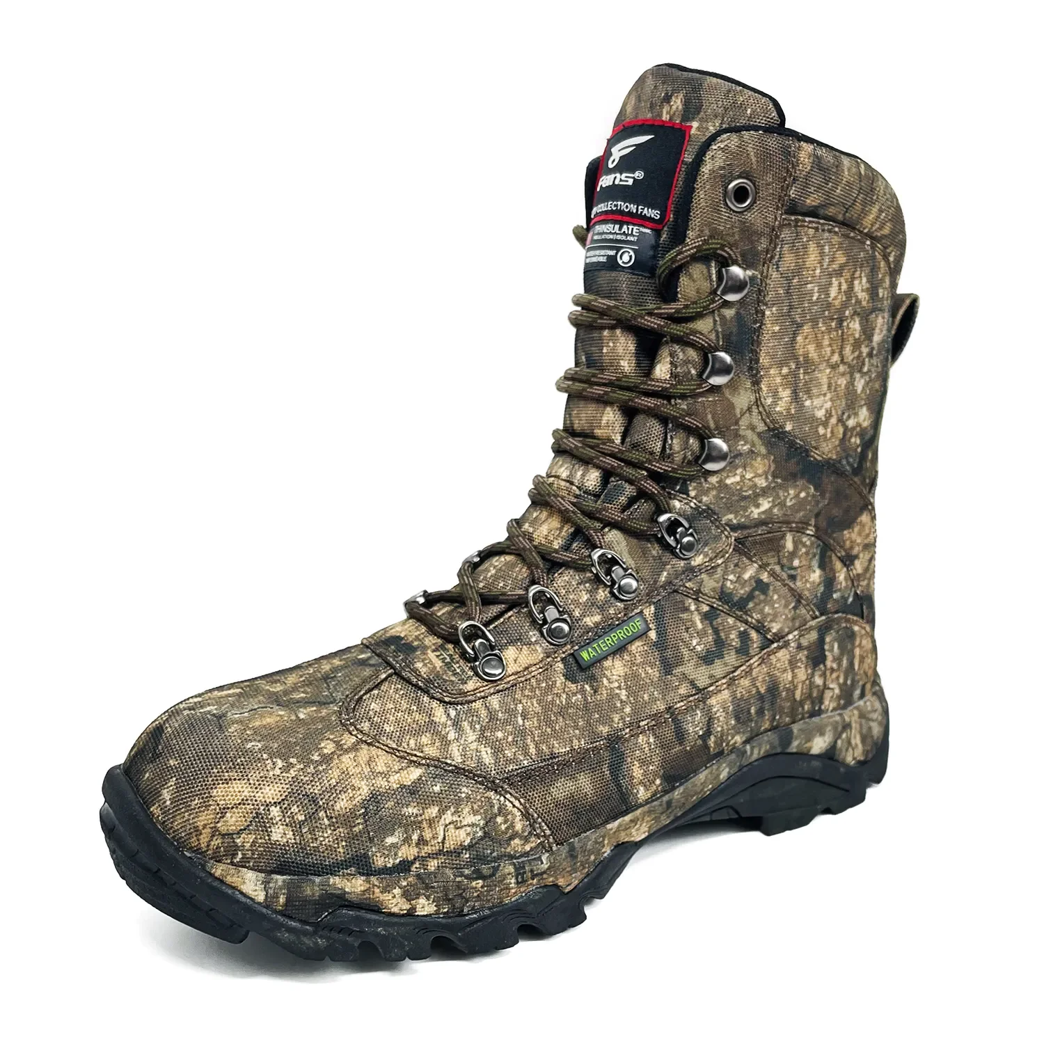 8Fans 800G Realtree Timber Design Premium Hunting Boots