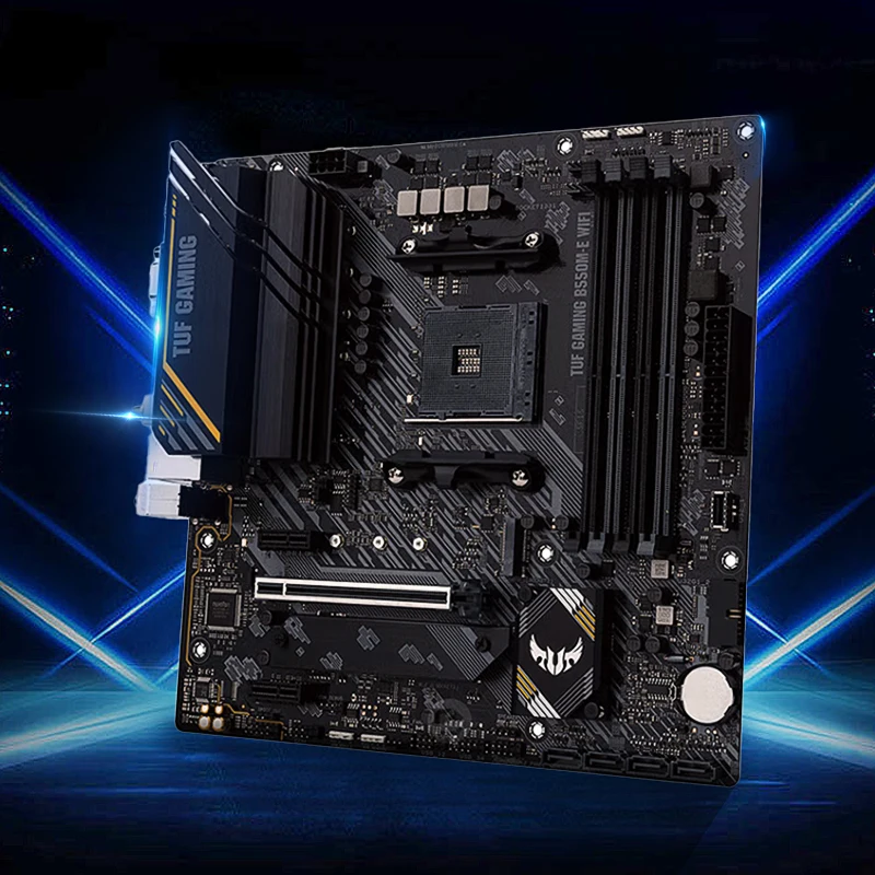 Игровая B550M-E Asustek TUF материнская плата с поддержкой Wi-Fi процессор 5600X/5800X/5600 г/5700 г (AMD