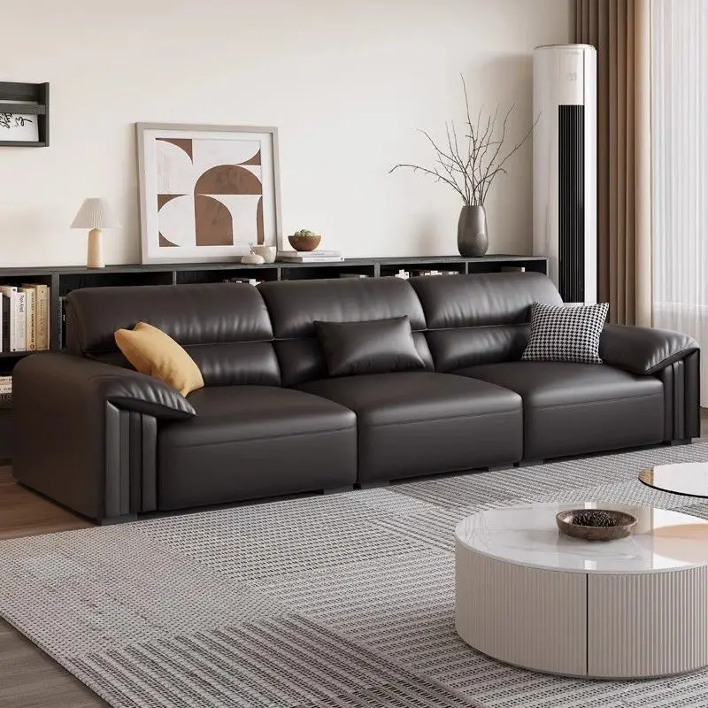 New Wholesale Classic High End Luxury Sofa Waiting Room Loveseat Soft Couches Living Room Furniture Leather Sofas