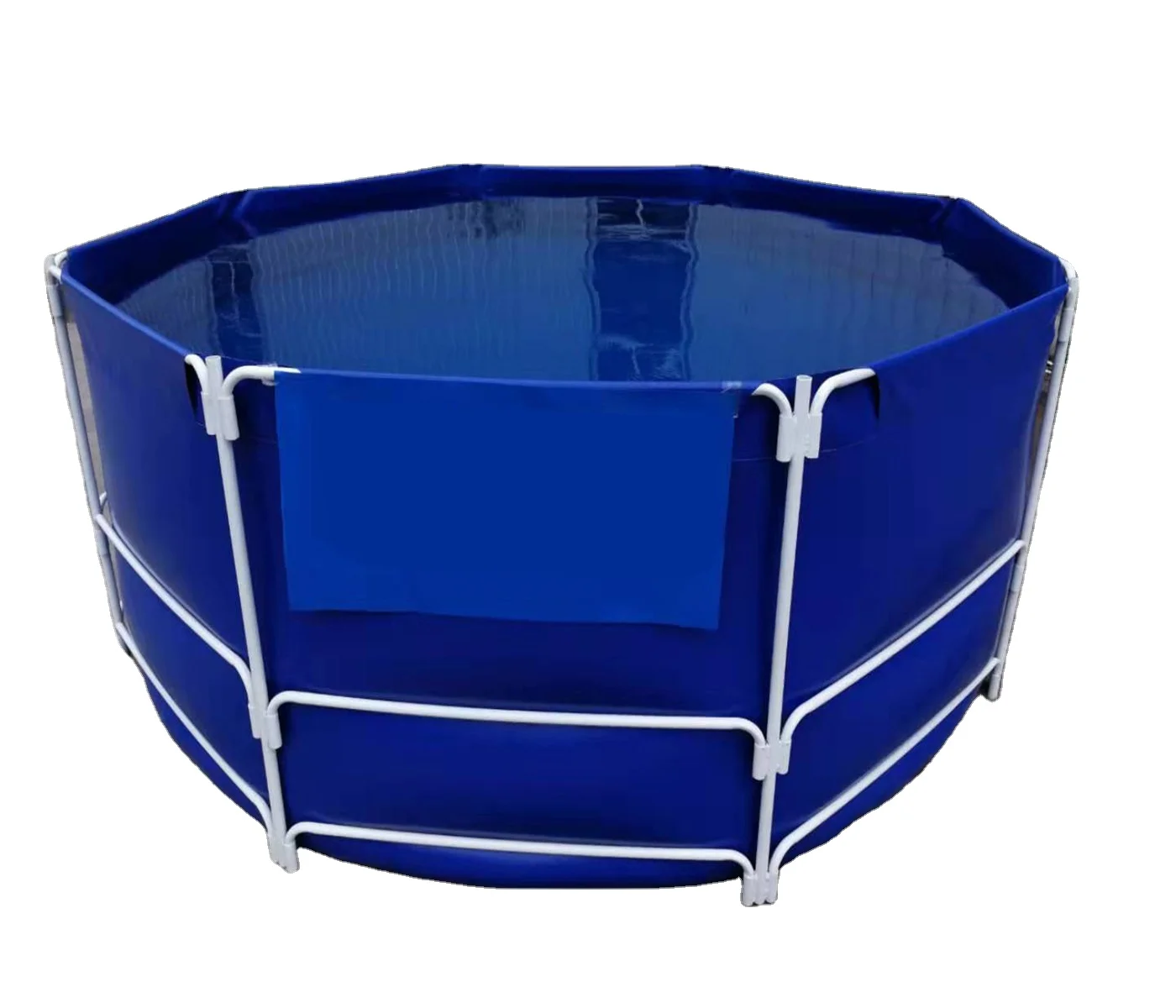 Синий 500-2000L Heavy Duty Складная biofloc складной Средний аквариум для рыбок бак брезент для рыбы рыбной фермы