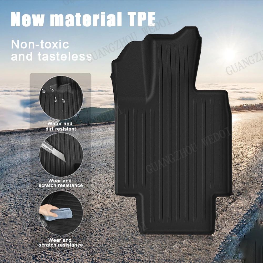 Custom for tesla Accessories 3D tpe Waterproof Car Floor Mats for Tesla Cybertruck trunk mat accessories 2024