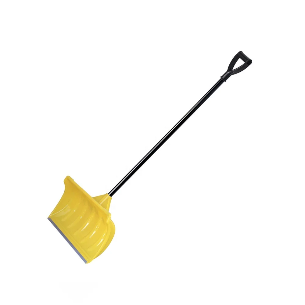 Heavy Duty Snow Pusher Shovel 22 Inches Poly Blade with Metal Edge