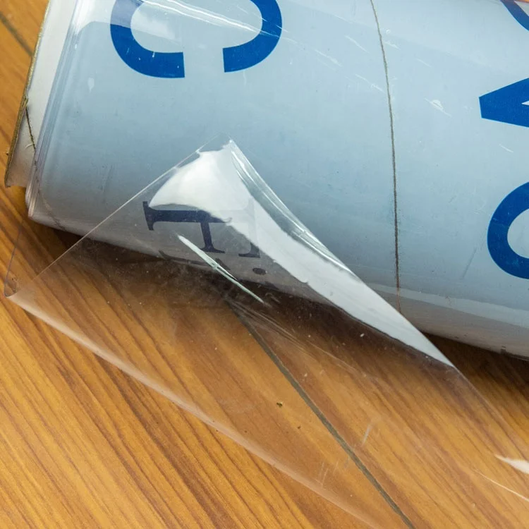 Tiptop Hot Selling Custom Size PVC Roll Film Super Clear Soft Transparent Flexible Wrap Household Products Strong Flexibility