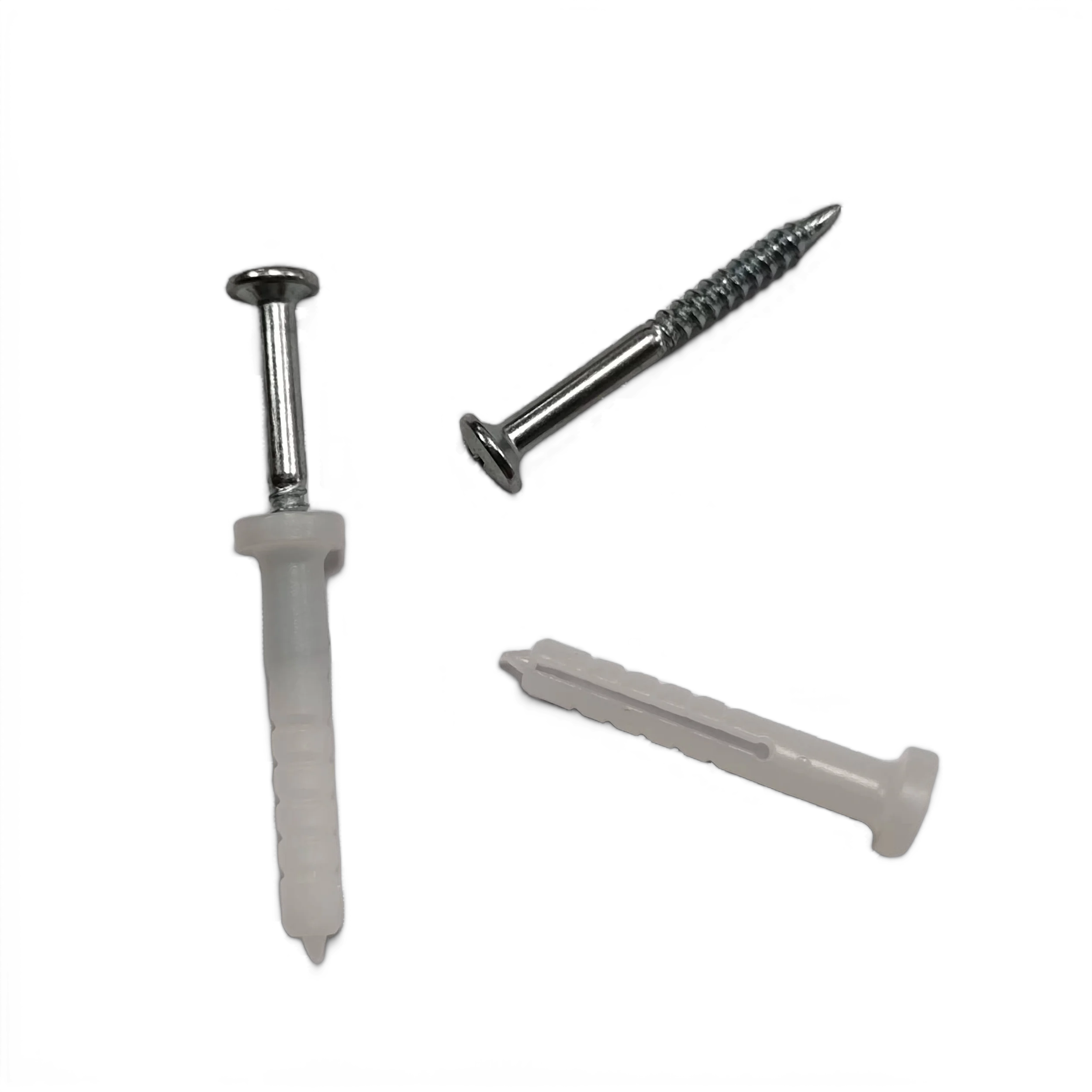 Wholesale screwa in  Factory with High Quality Nylon Nail Anchor and Screw