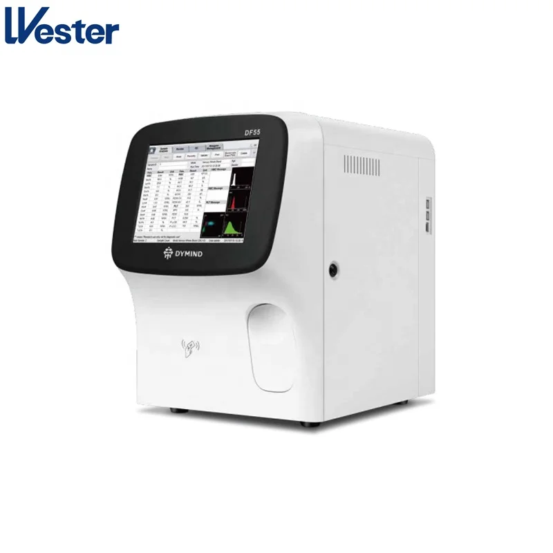 Cheap 10.4 inch built-in printer blood cell counter hematology analyzer auto 5 part hematology analyser