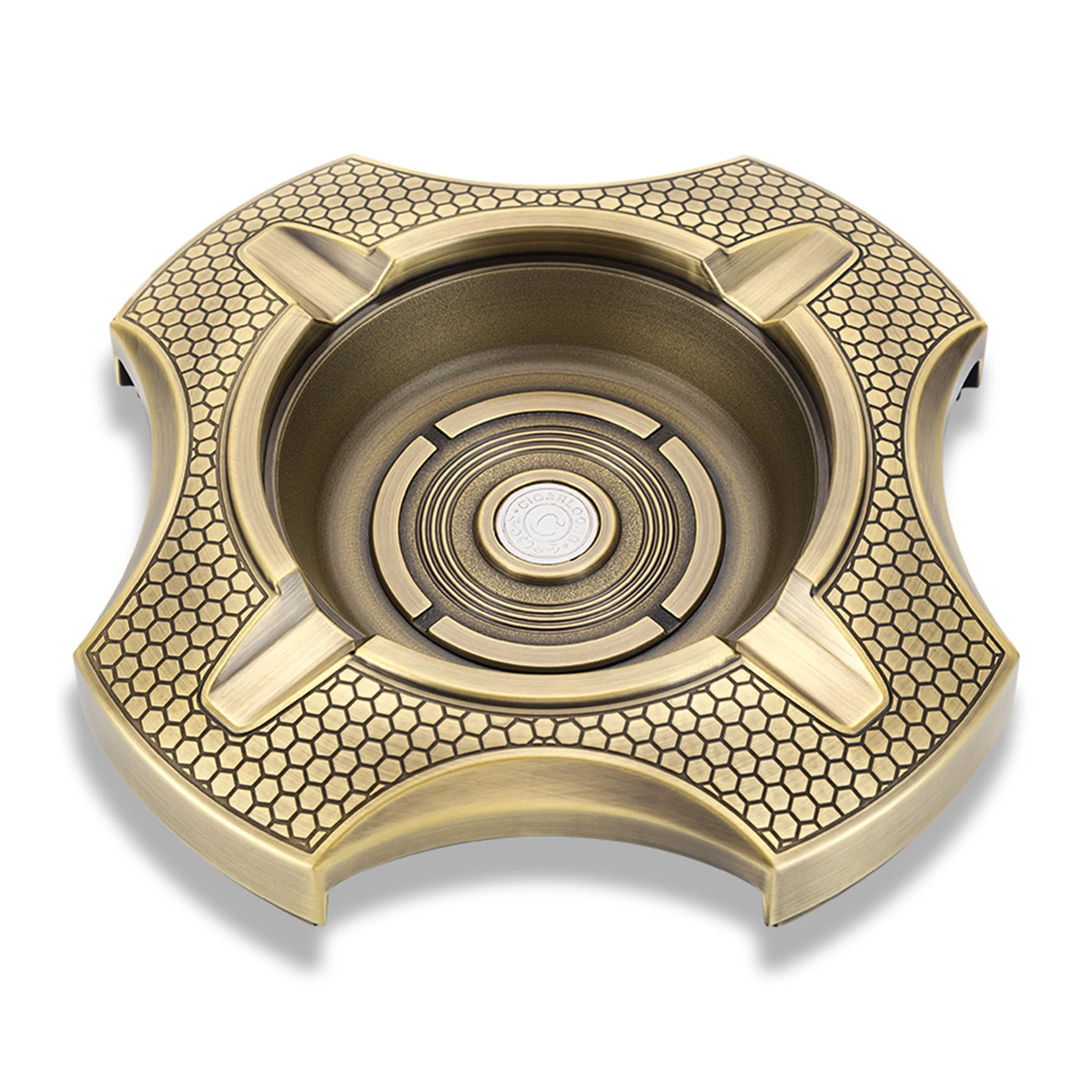 Vintage/fashion Design Metal Cigar Ashtray for Cigar Gift