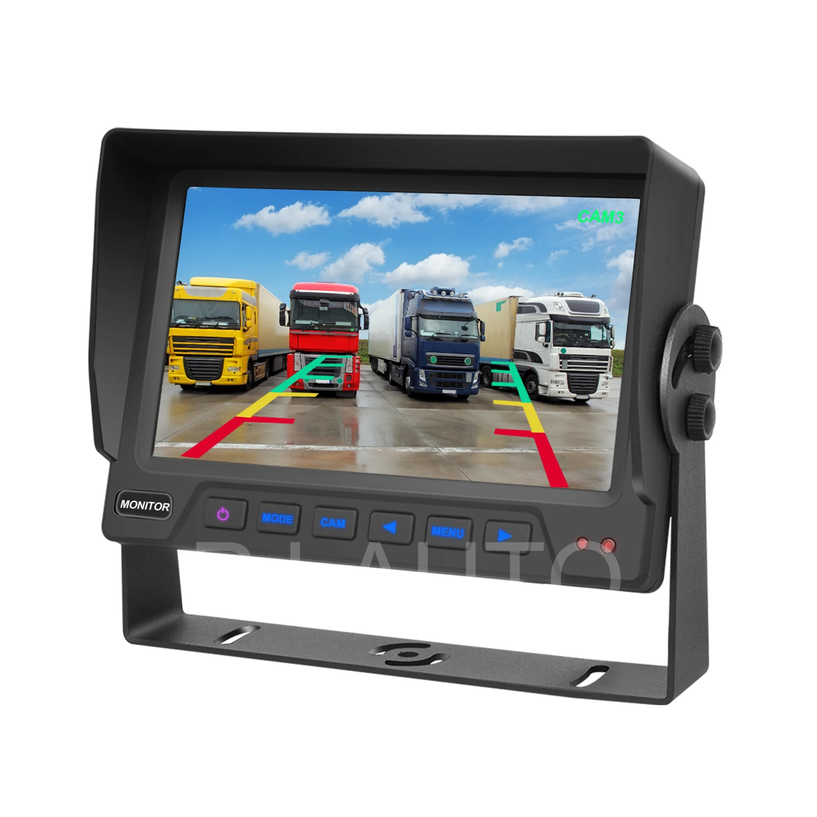 PJAUTO 7 Inch High Compatibility AHD Heavy Duty Truck Reverse Rear View Camera Monitor