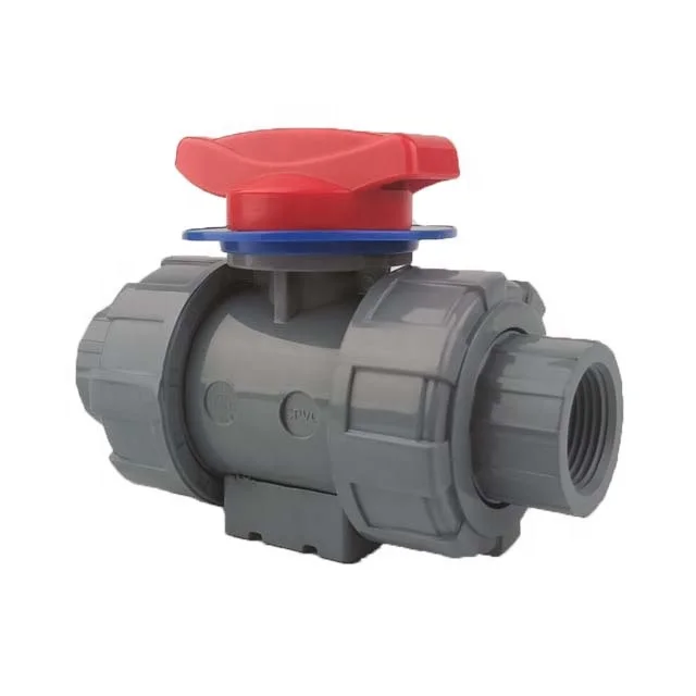 CPVC metering true union ball valve for washing system