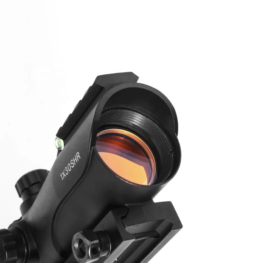 LUGER Wide Angle Field 1X30 Red Dot Sight hunt optical telescopic scope spotting viewfinder reflex lens magnifier aluminium
