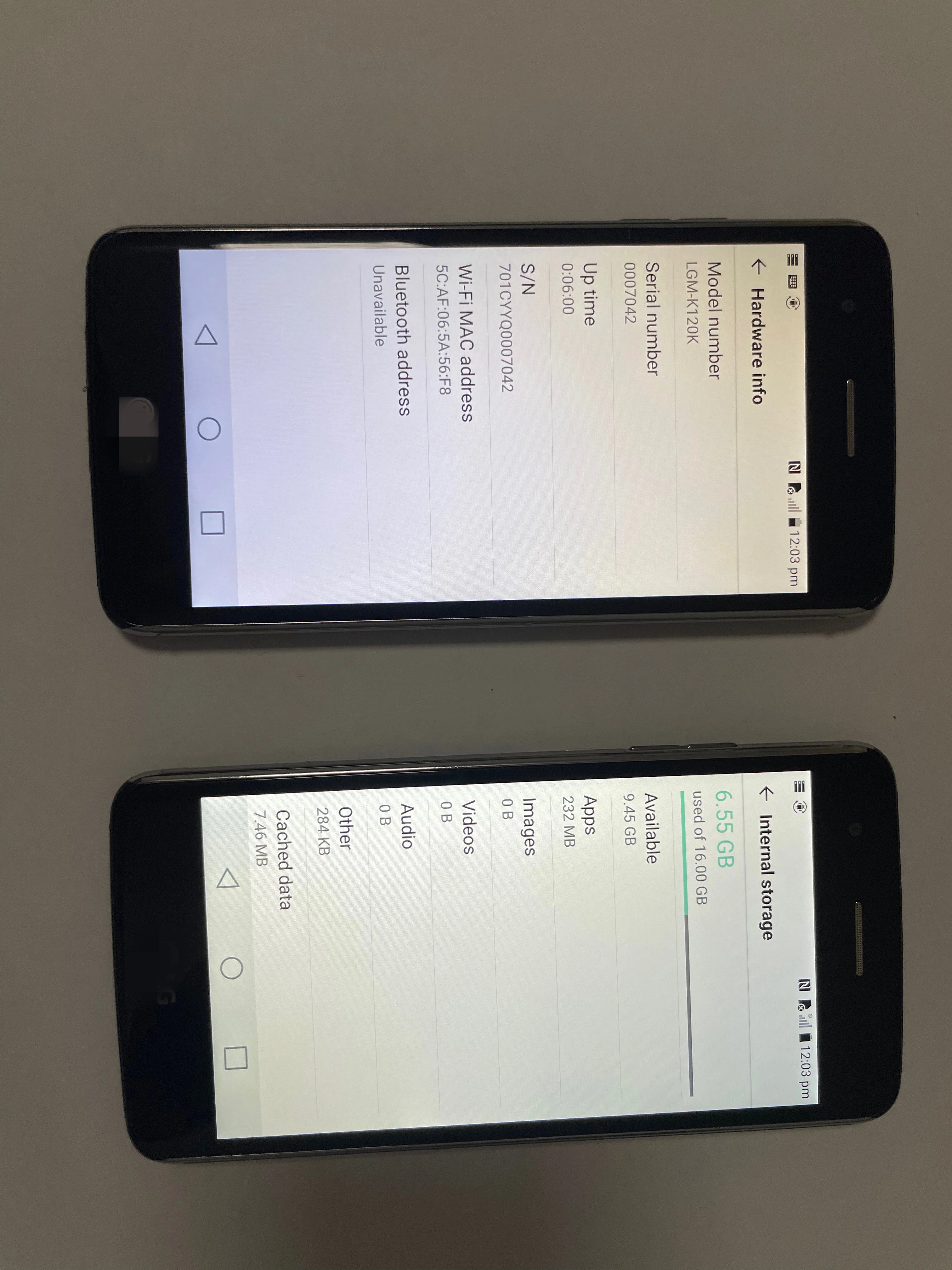 ready goods china used cellphone  original unlocked mobile phone for LG K8/K120LG