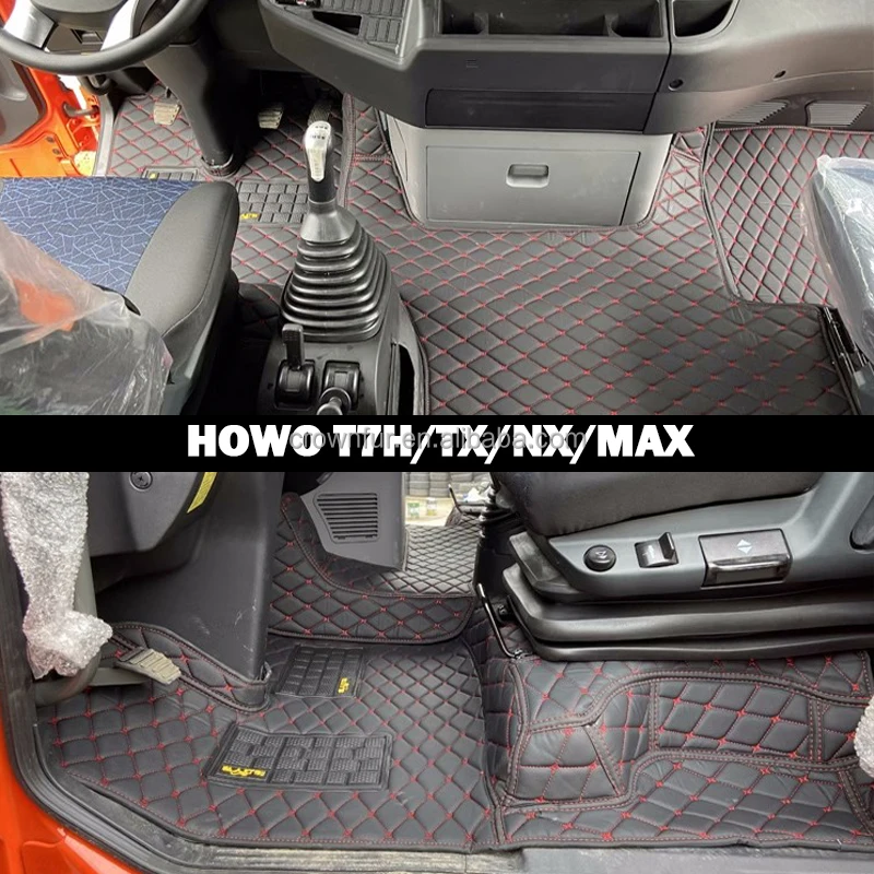 Premium Diamond Truck Interior Accessories  PVC Leather Truck Floor Mats For Volvo FH/Man TGA/TGV/Howo/SCANIA/DAF