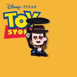 Cheap Custom BuzzLightyear brooches Made Metal Hard stoving varnish enamel zinc metal crafts pins