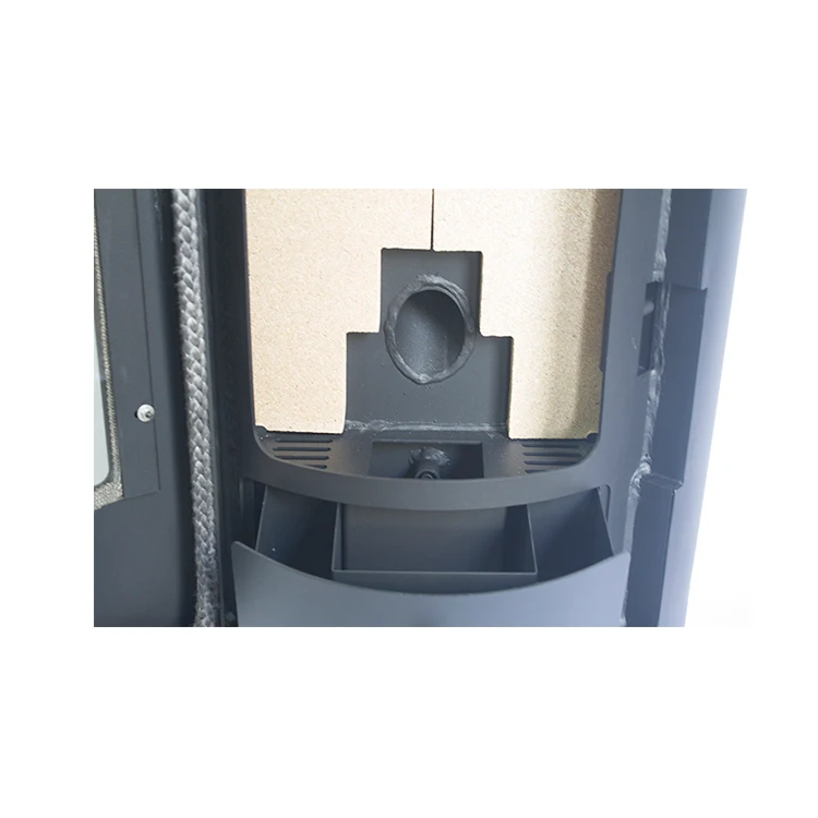 Modern design cast iron stove fireplaces electric 12KW Biomass Wood Pellet Heater Stove with Chimney WiFi control