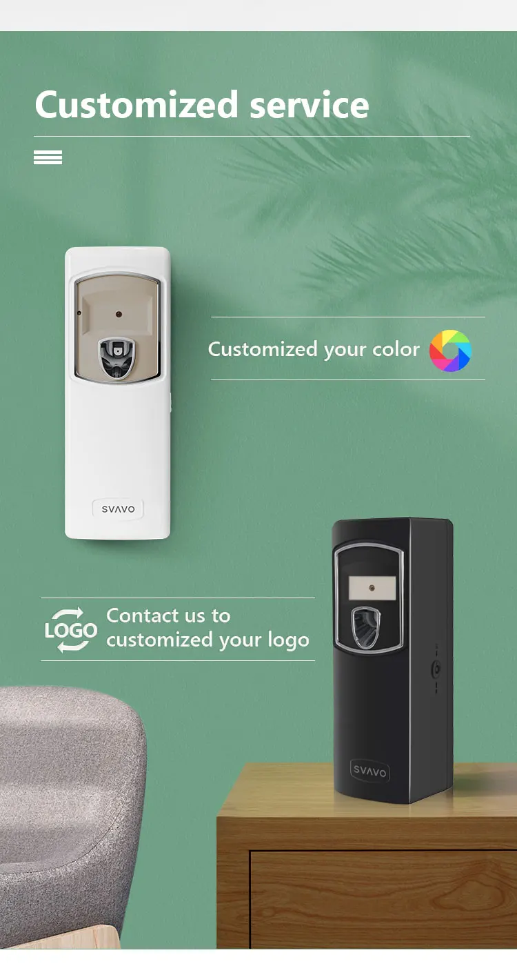 Cheap price Commercial wall mounted battery operated Automatic air freshener Perfume Spray Aerosol Dispenser with BT control