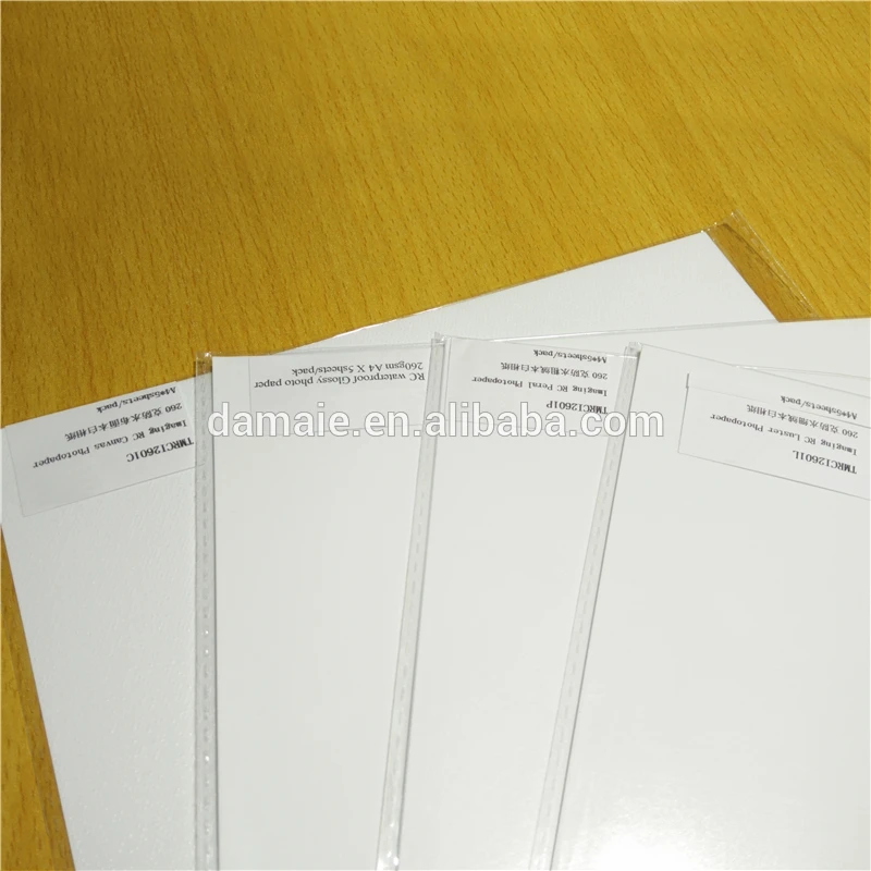 High Glossy Photo Paper For Epson/Canon Inkjet Printer 115g/135g/150g/180g/200g/230g/260g,A2/A3/A4/3R/5R Photo Paper