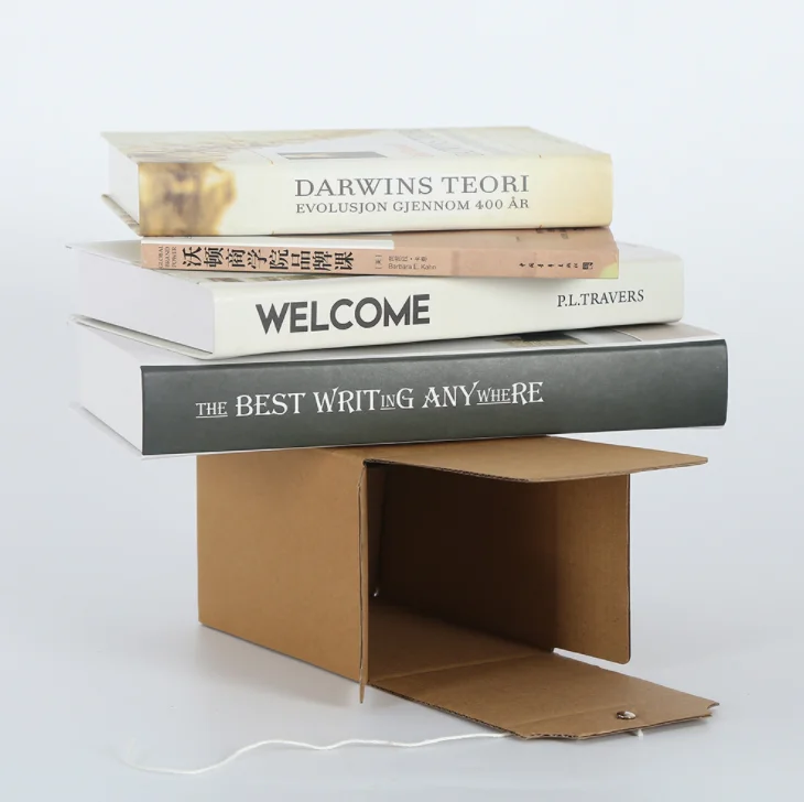 In Stock Recyclable Eco-Friendly tea box packaging corrugated paper box