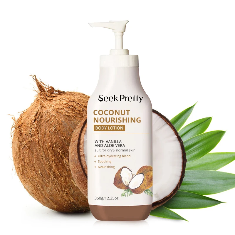 Hot Sale Natural Coconut Mango Body Lotion Private Label Shea Body Butter Skin Whitening Moisturizer Collagen Body Lotion
