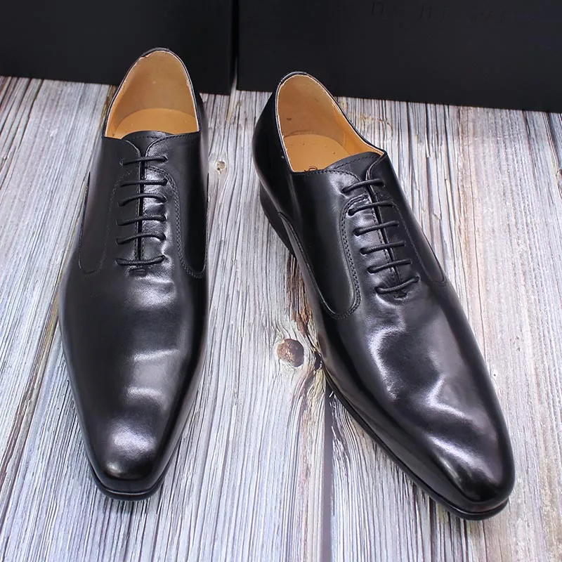 Sh10307a Премиум качество Итальянский стиль Повседневная Спортивная кожаная мужская обувь